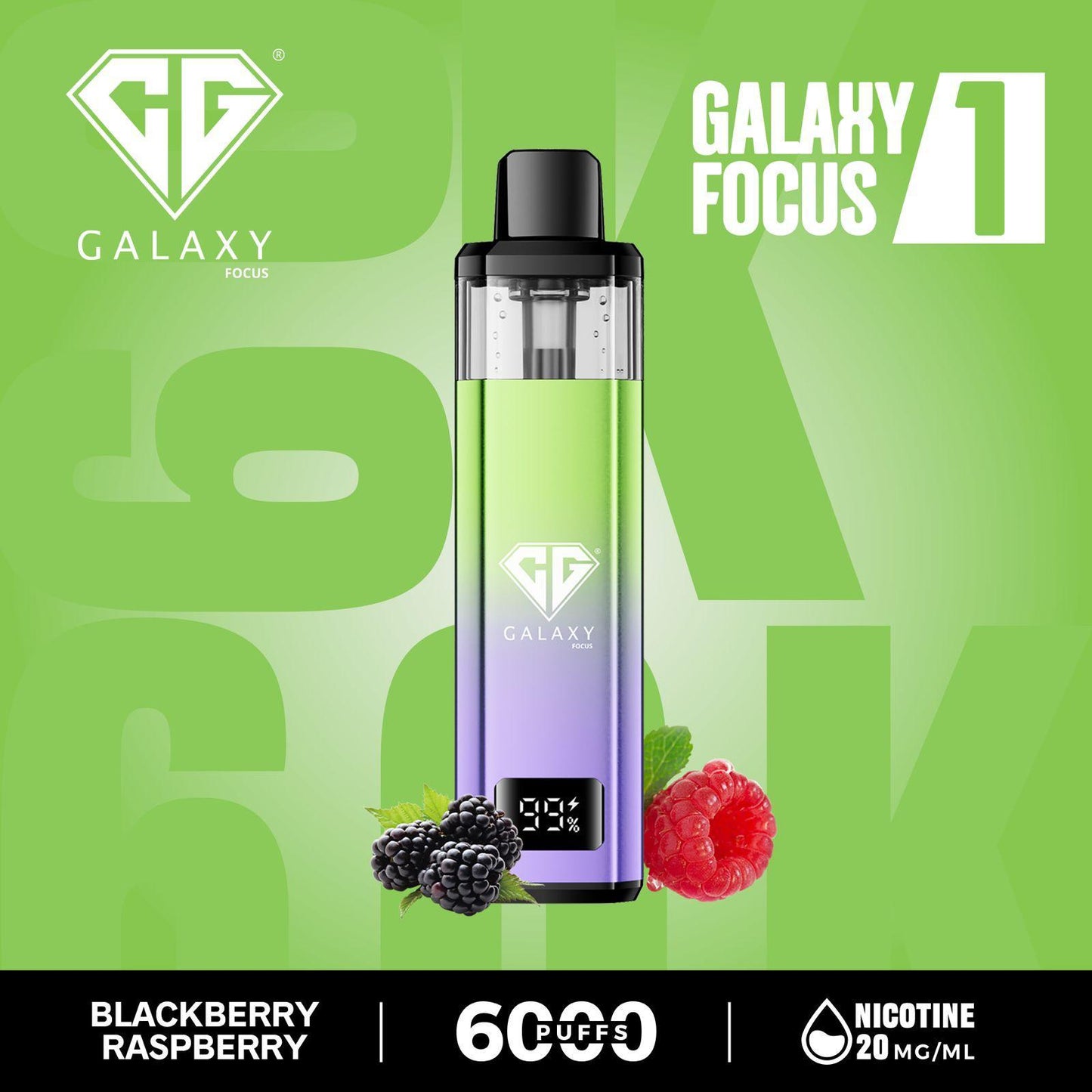 Crystal Galaxy Focus 1 6000 Puffs Pod Kit