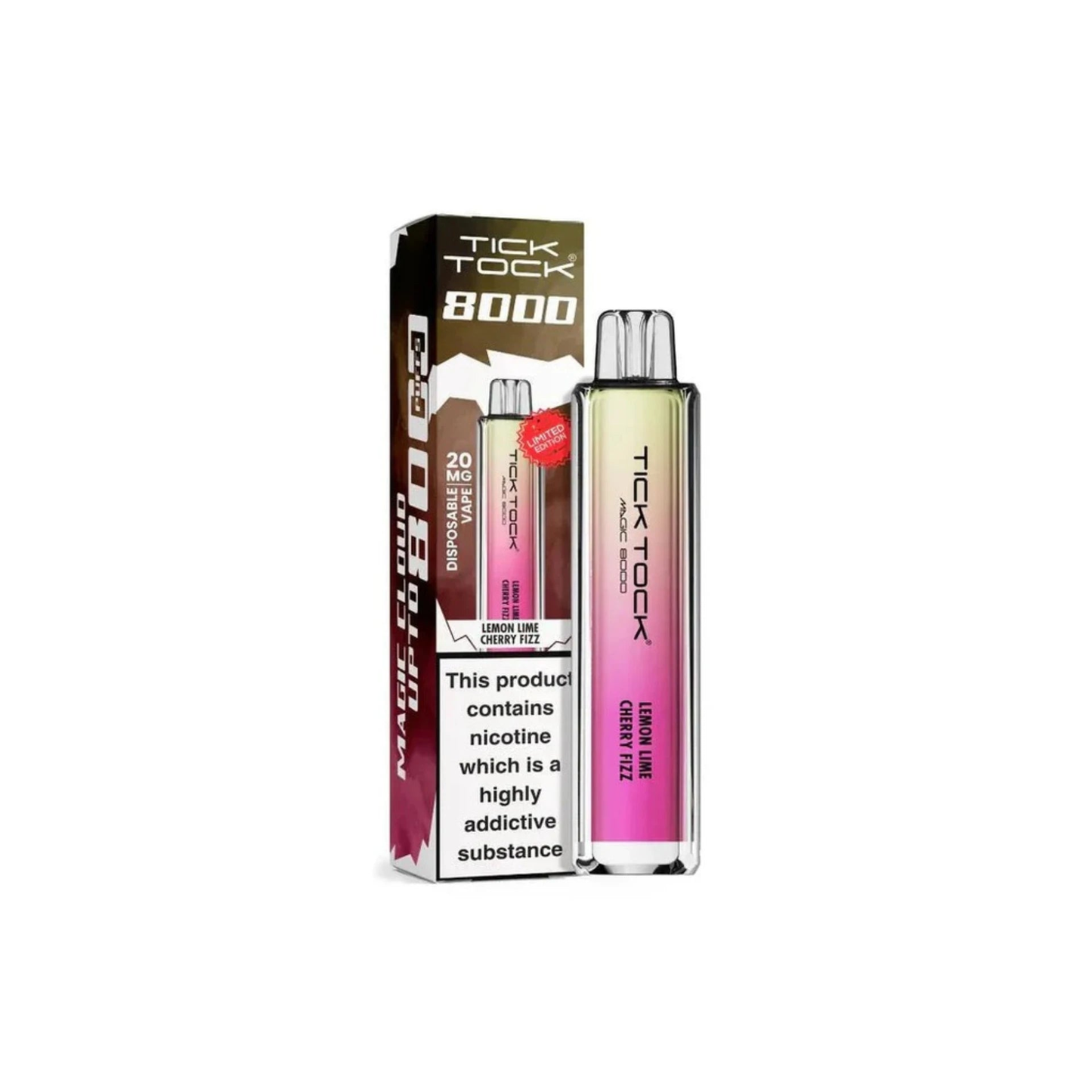 Tick Tock Magic 8000 Rechargeable Vape