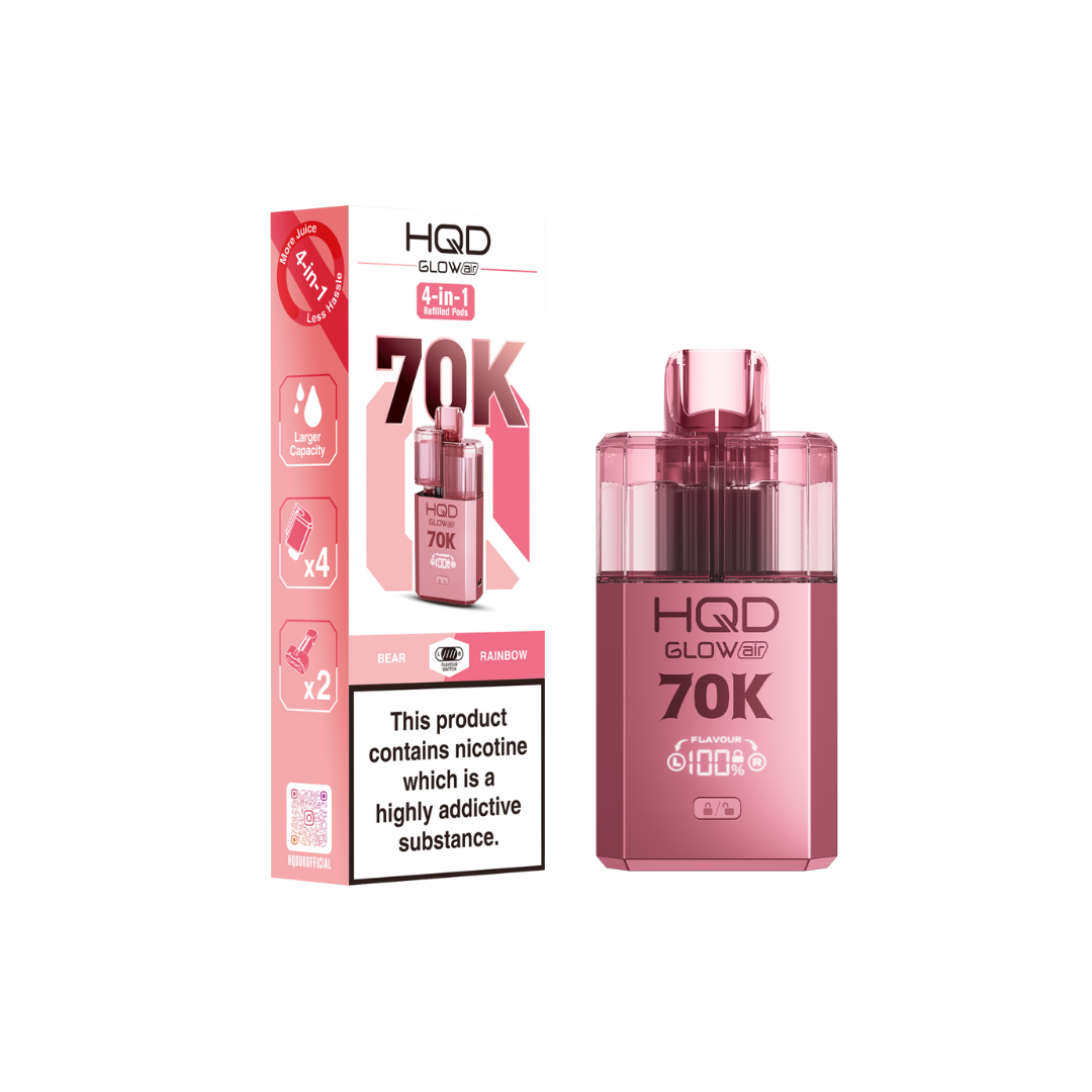 HQD Glow Air 70K Prefilled Kit