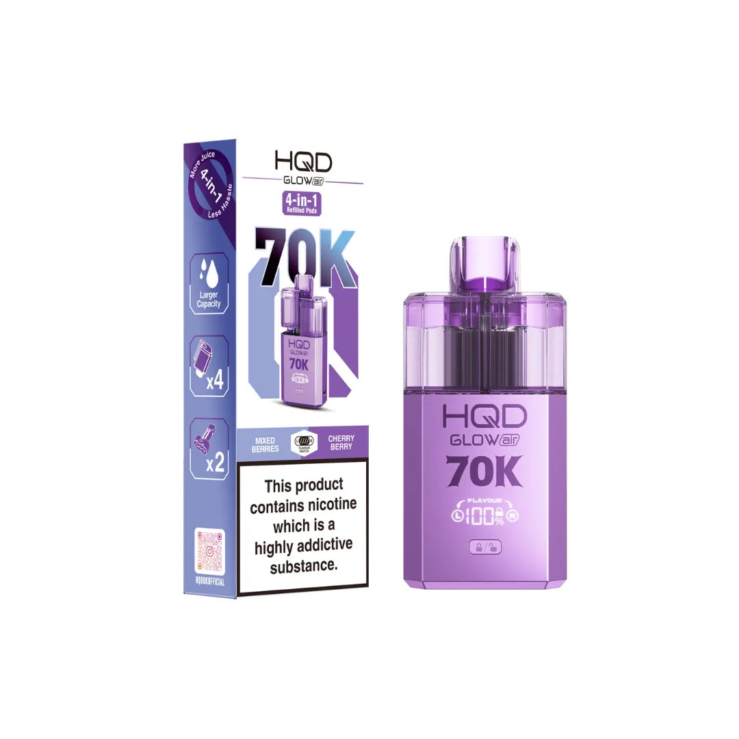 HQD Glow Air 70K Prefilled Kit