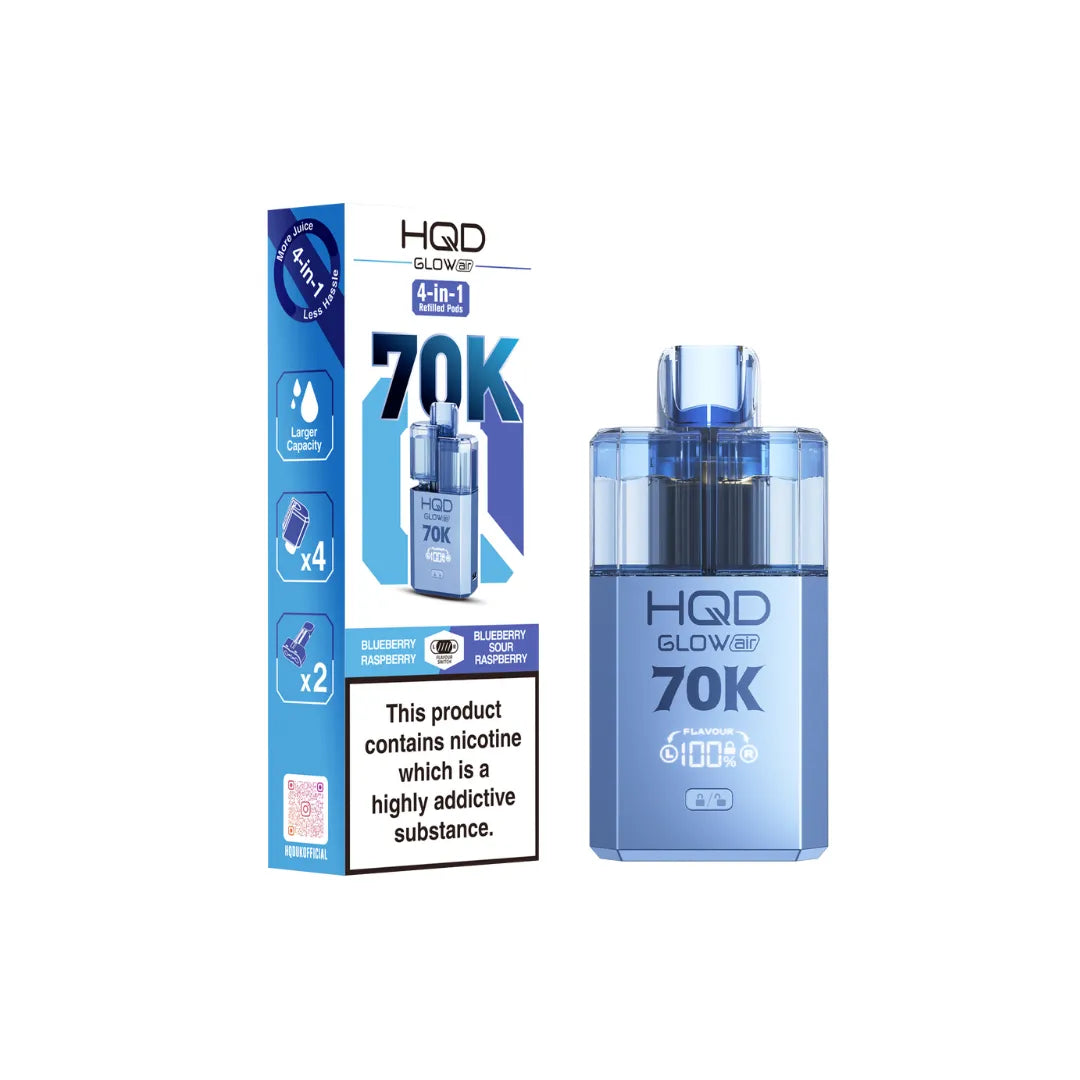 HQD Glow Air 70K Prefilled Kit