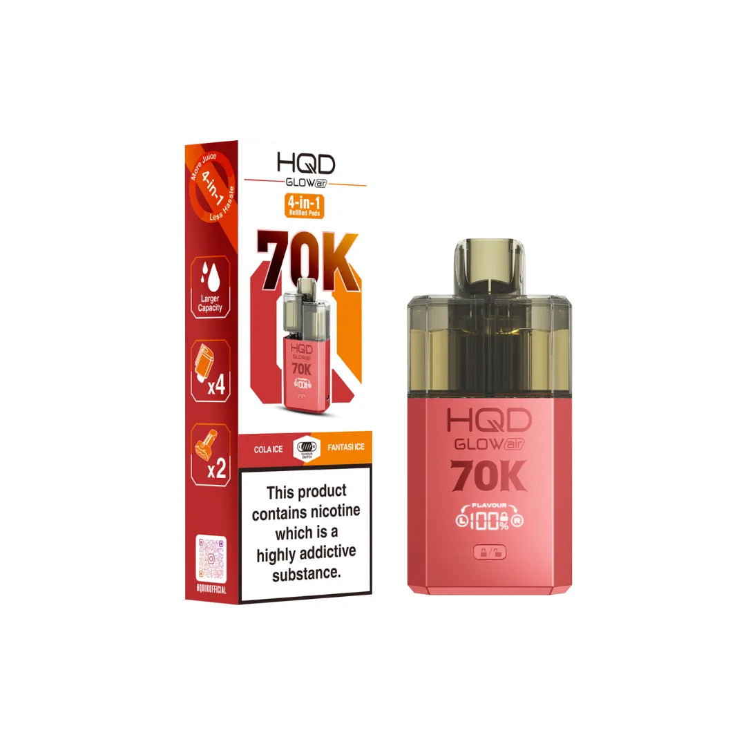HQD Glow Air 70K Prefilled Kit