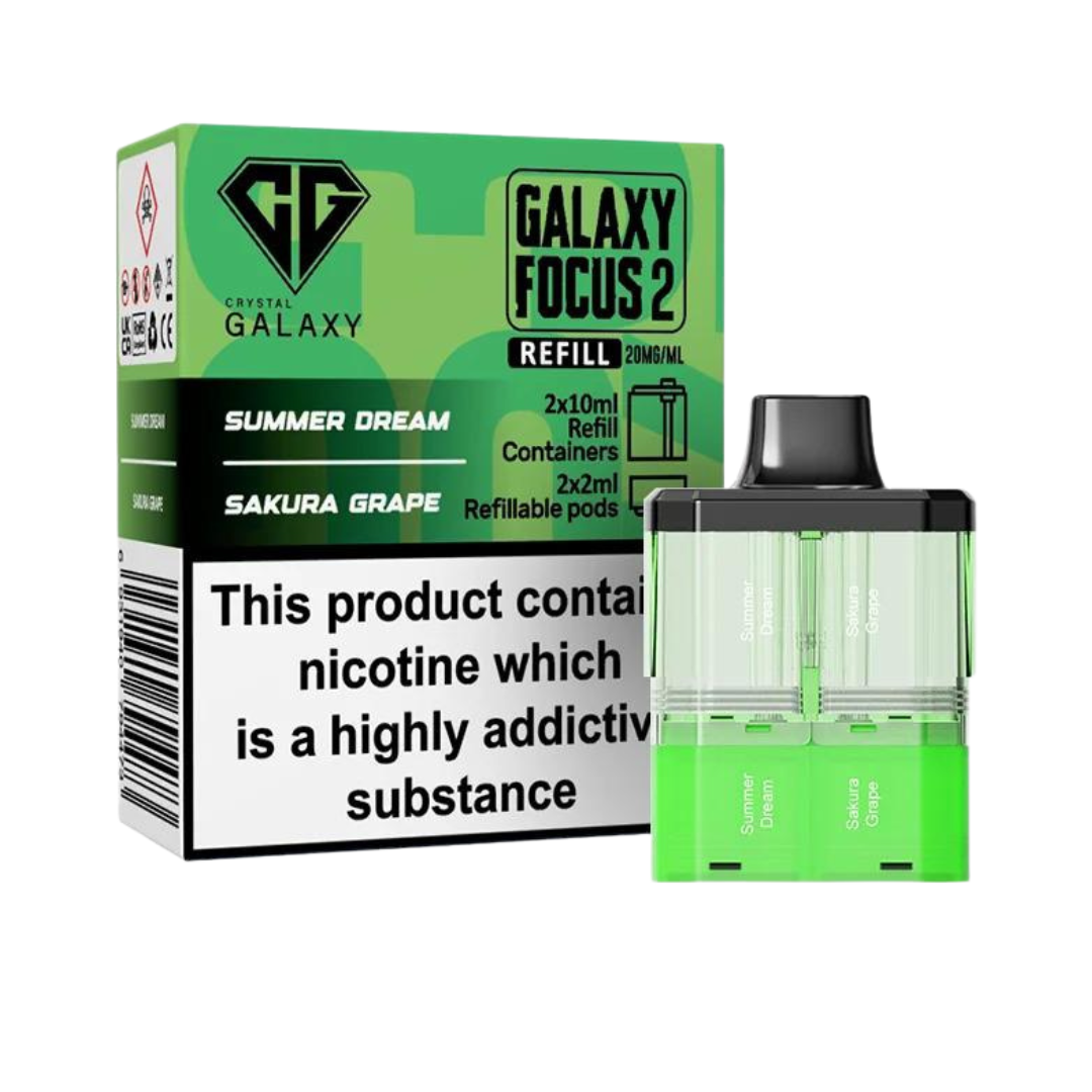 Crystal Galaxy Focus 2 – 30K Puff Prefilled Pods