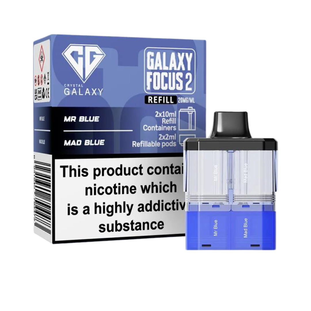Crystal Galaxy Focus 2 – 30K Puff Prefilled Pods
