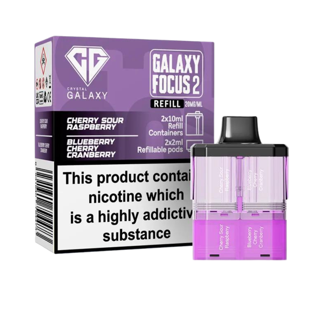 Crystal Galaxy Focus 2 – 30K Puff Prefilled Pods