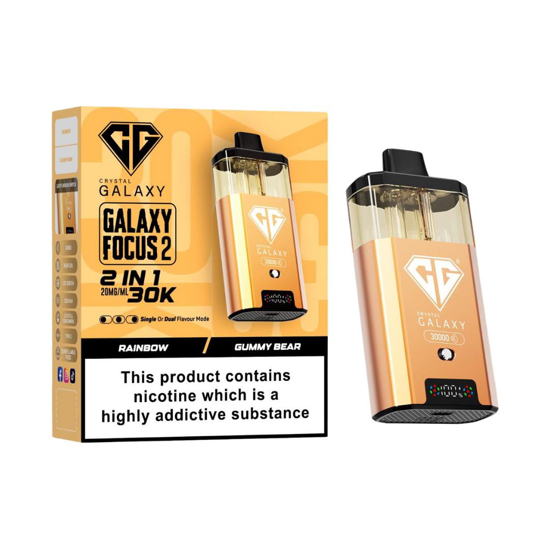 Crystal Galaxy Focus 2 – 30K Puffs  Pod Kit