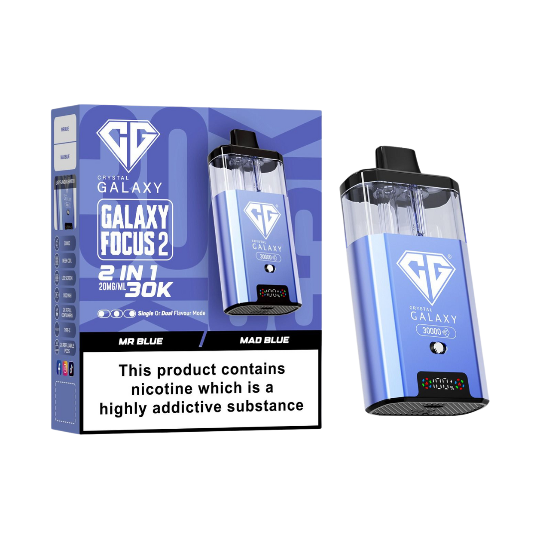 Crystal Galaxy Focus 2 – 30K Puffs  Pod Kit