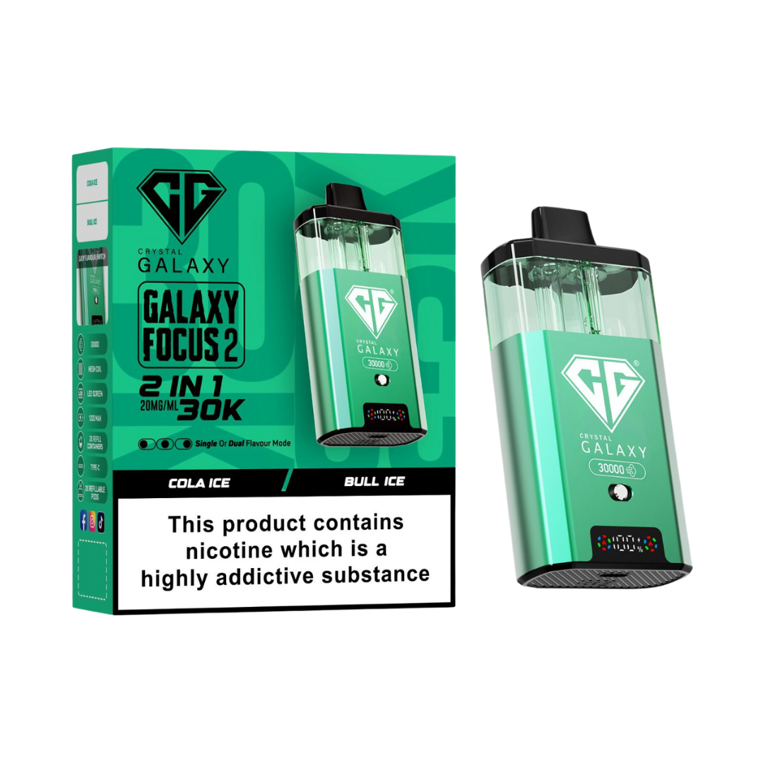 Crystal Galaxy Focus 2 – 30K Puffs  Pod Kit