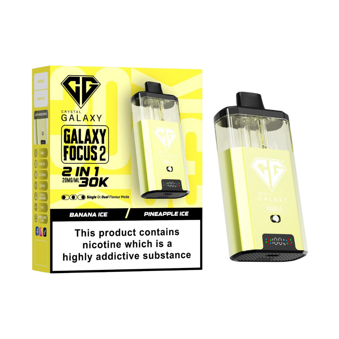 Crystal Galaxy Focus 2 – 30K Puffs  Pod Kit