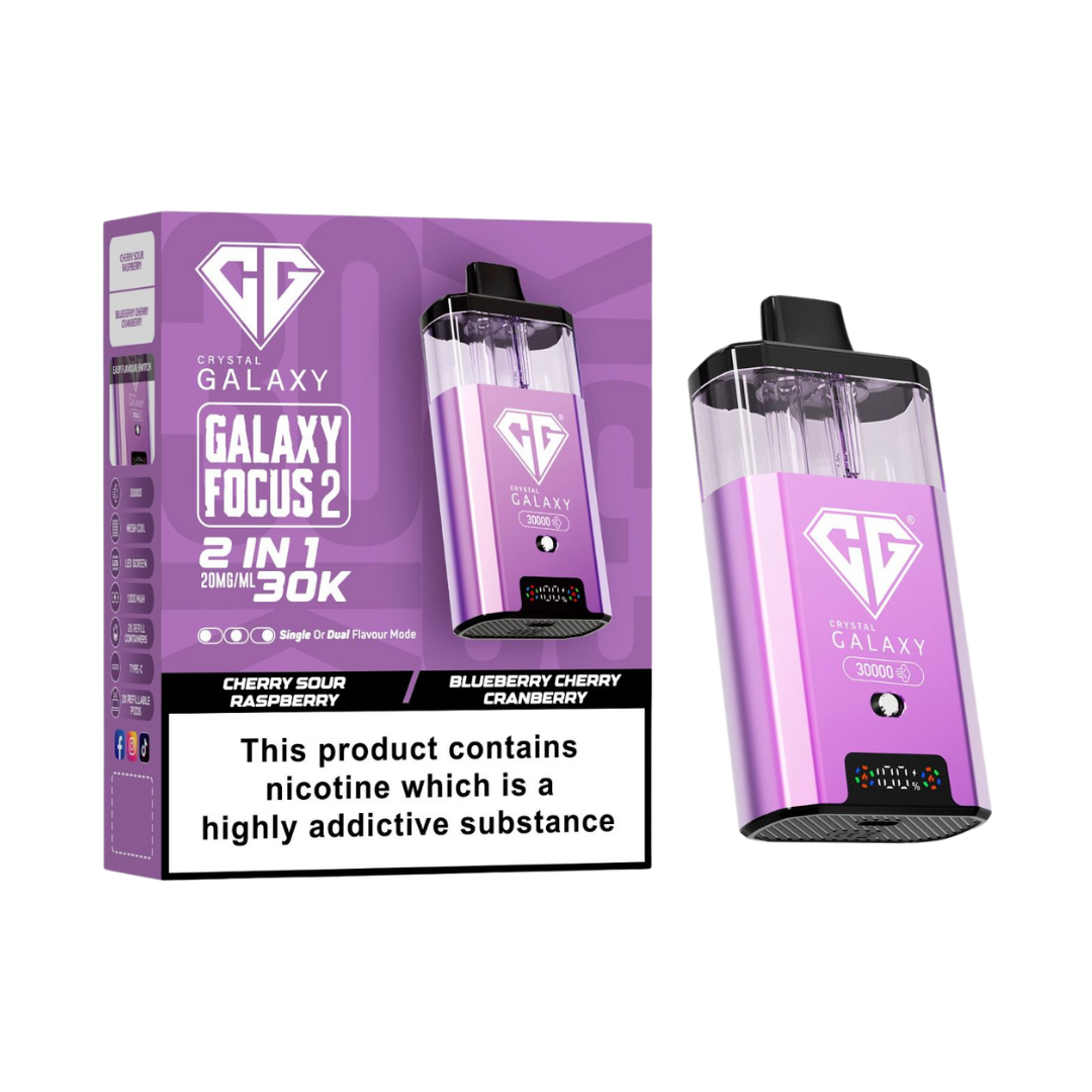 Crystal Galaxy Focus 2 – 30K Puffs  Pod Kit