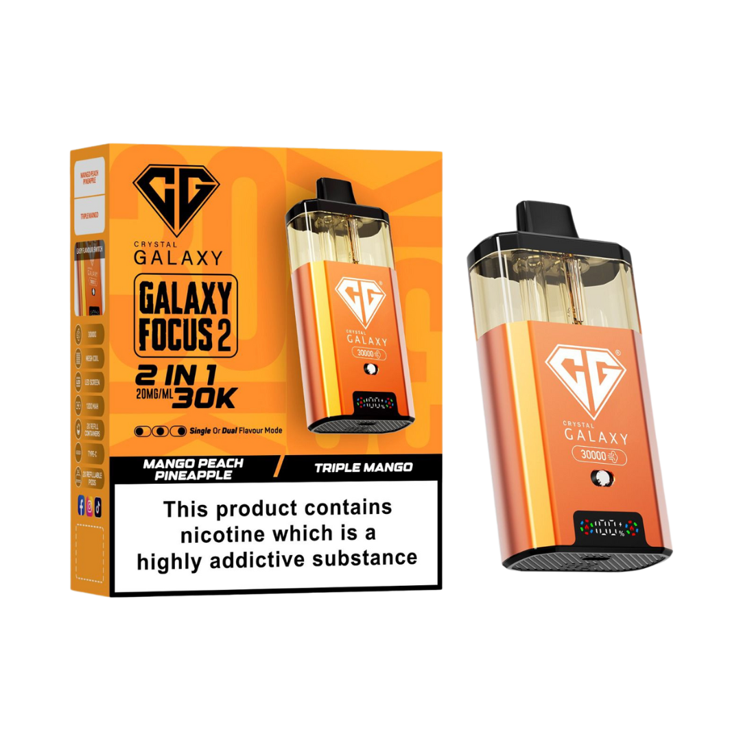 Crystal Galaxy Focus 2 – 30K Puffs  Pod Kit