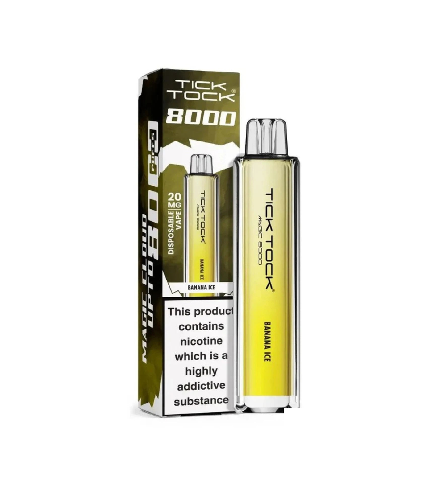 Tick Tock Magic 8000 Rechargeable Vape