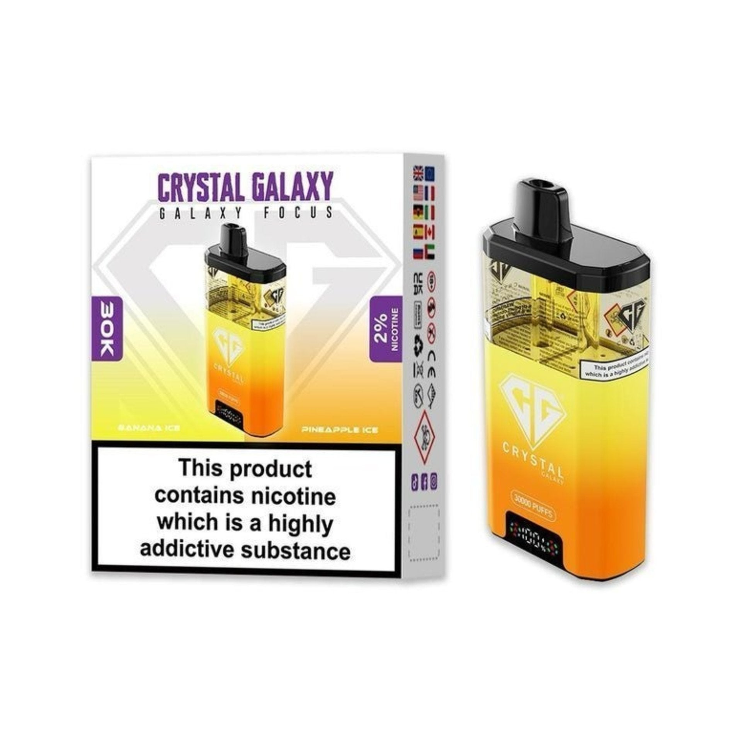 Crystal Galaxy Focus 30k Pod Vape Kit
