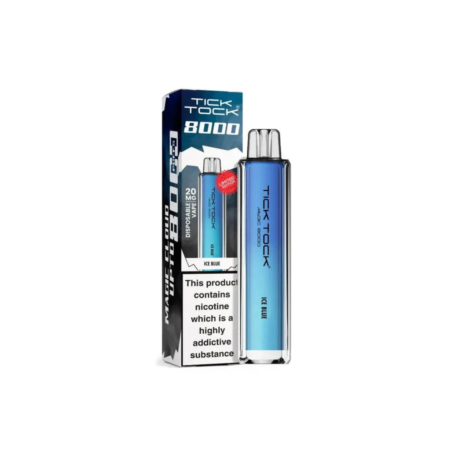 Tick Tock Magic 8000 Rechargeable Vape