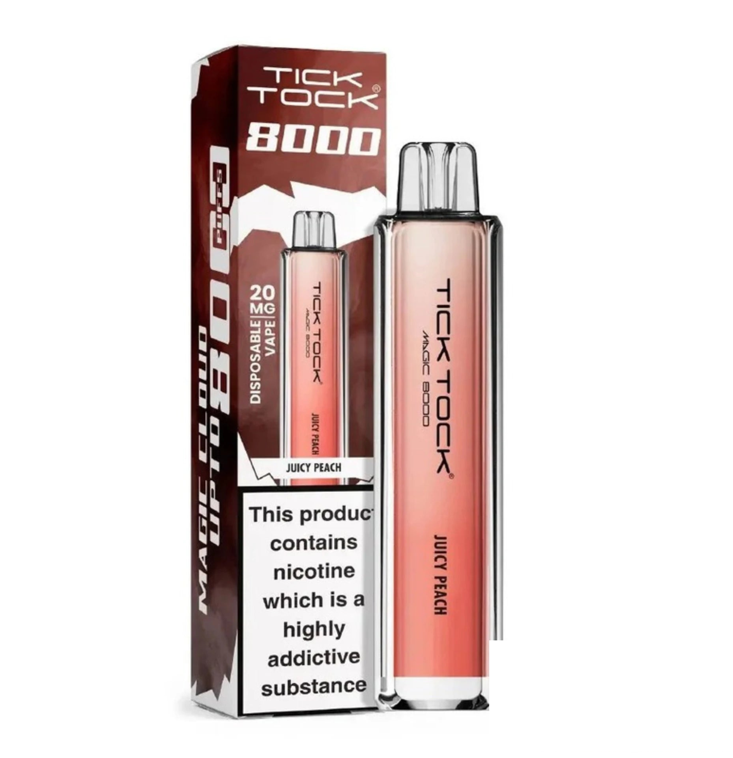 Tick Tock Magic 8000 Rechargeable Vape