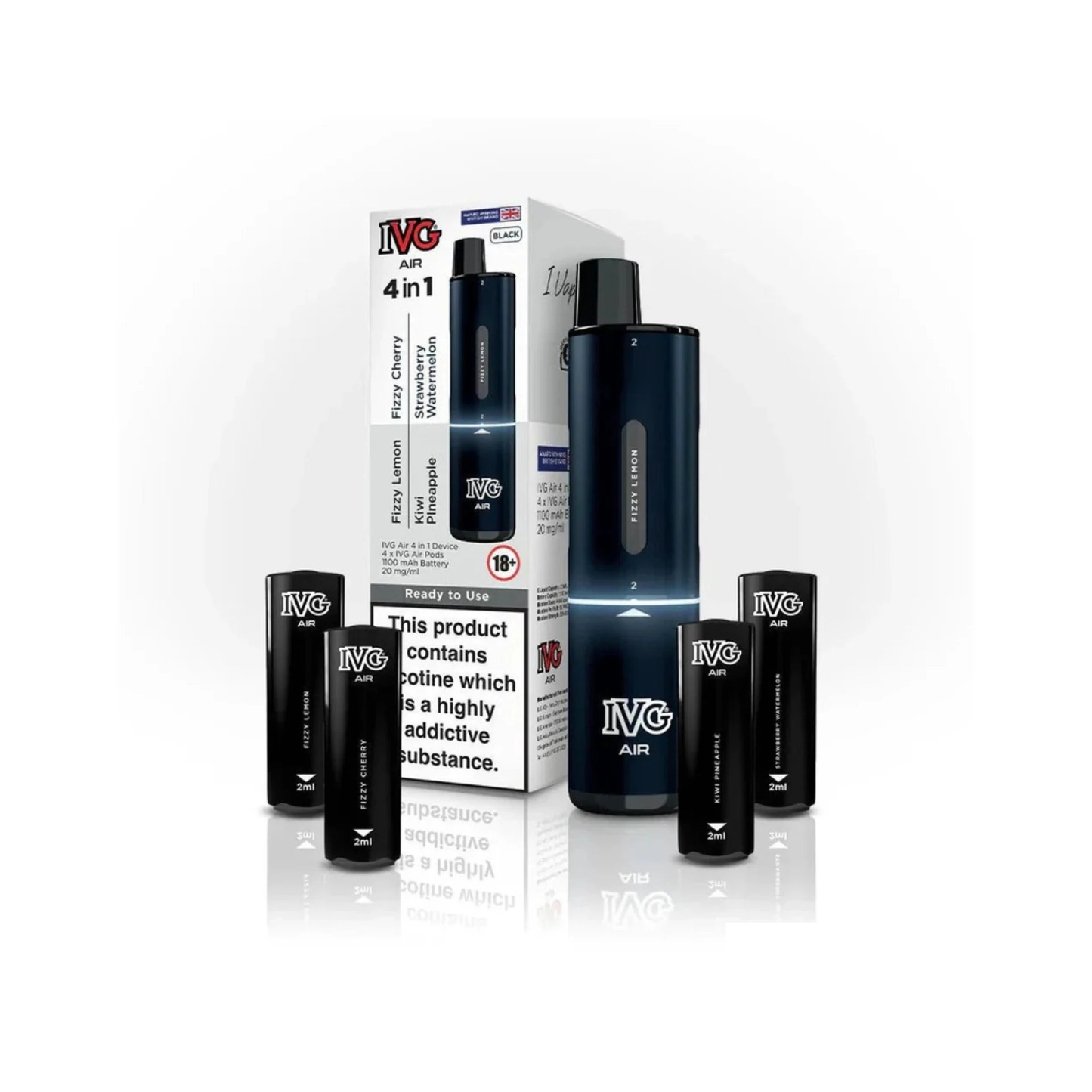 4 In 1 IVG Air 2400 Rechargeable Vape
