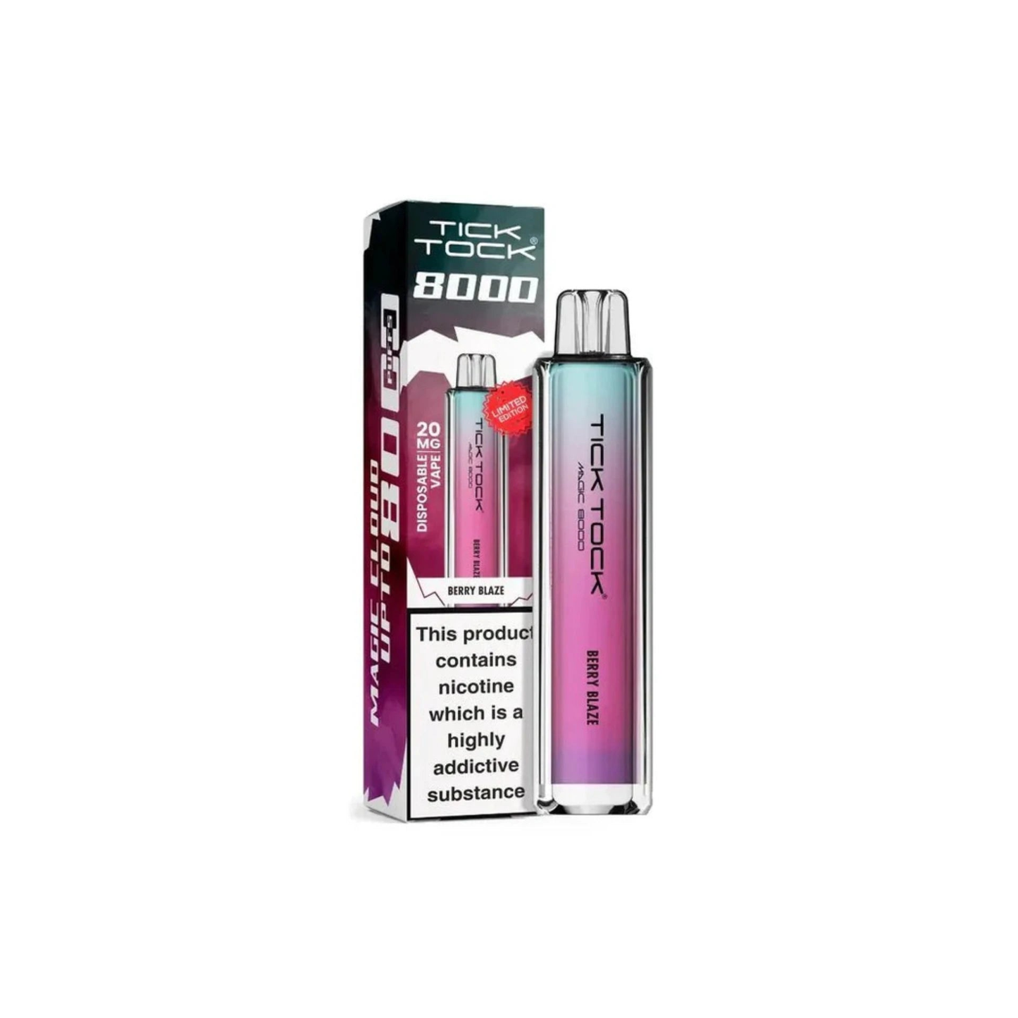 Tick Tock Magic 8000 Rechargeable Vape