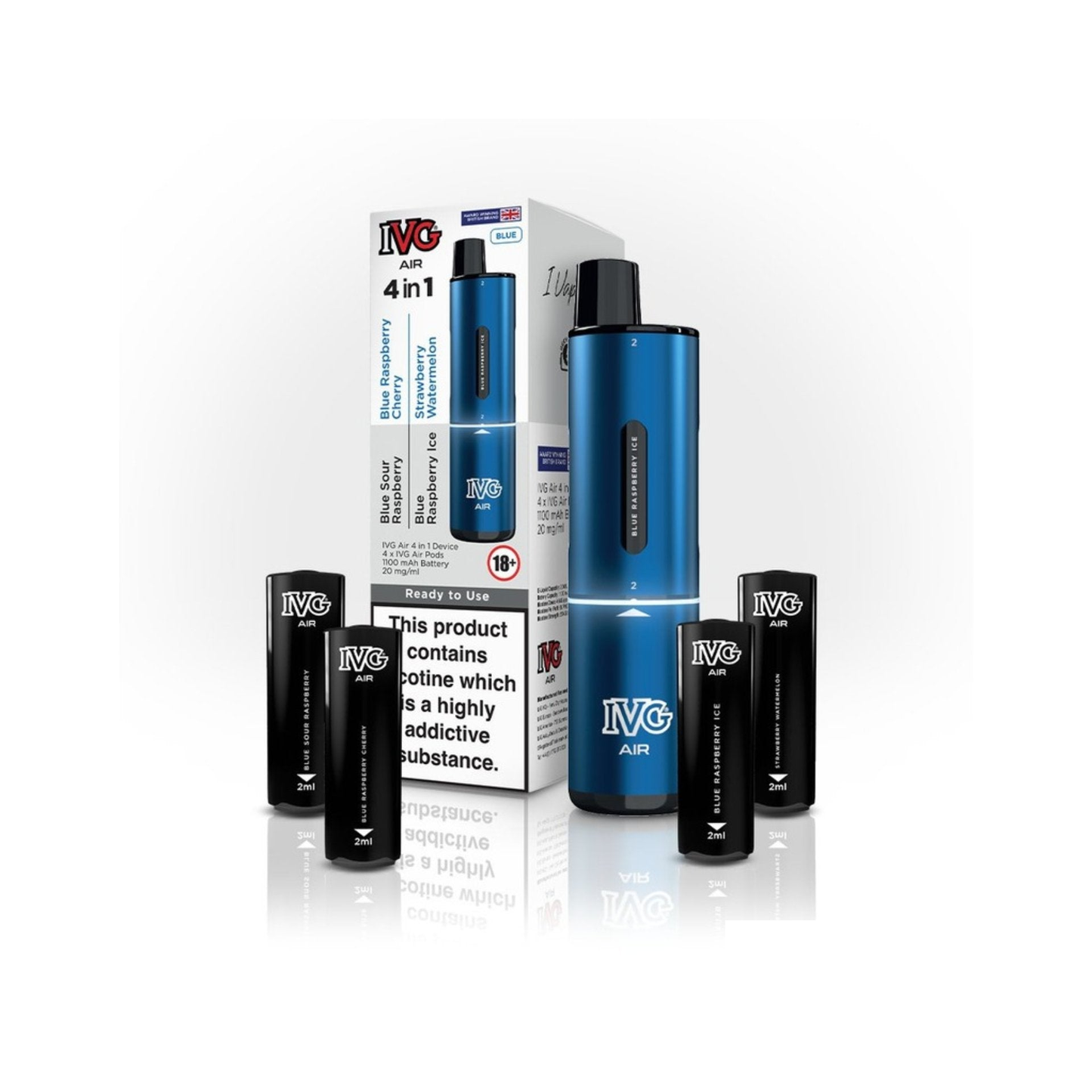 4 In 1 IVG Air 2400 Rechargeable Vape