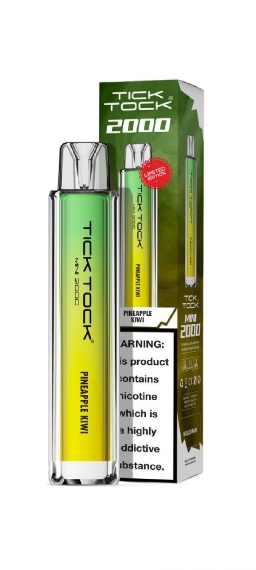 Tick Tock Mini 2k Rechargeable Vape