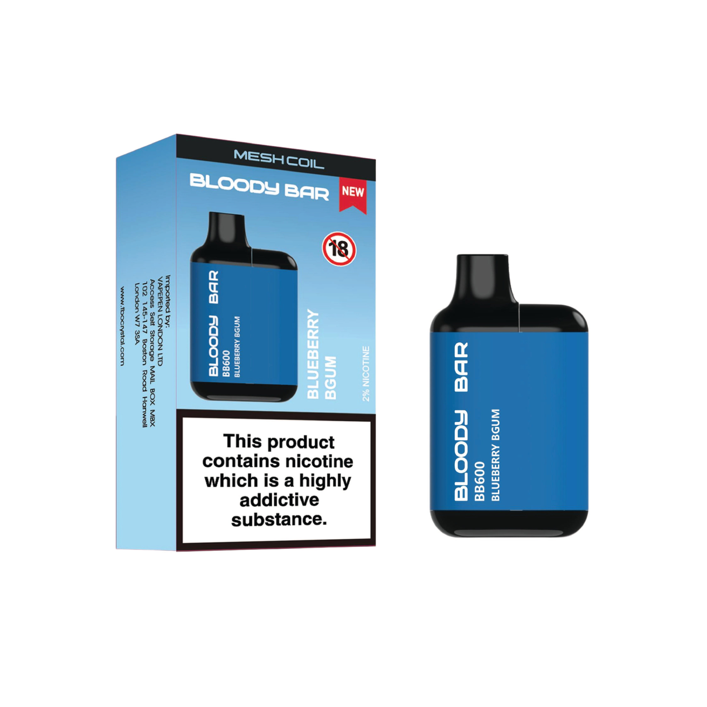 Bloody Bar BB600 Pre-filled Pod Kit