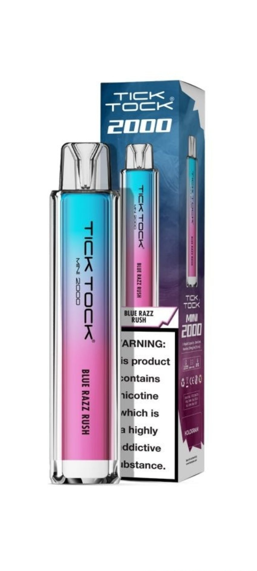Tick Tock Mini 2k Rechargeable Vape