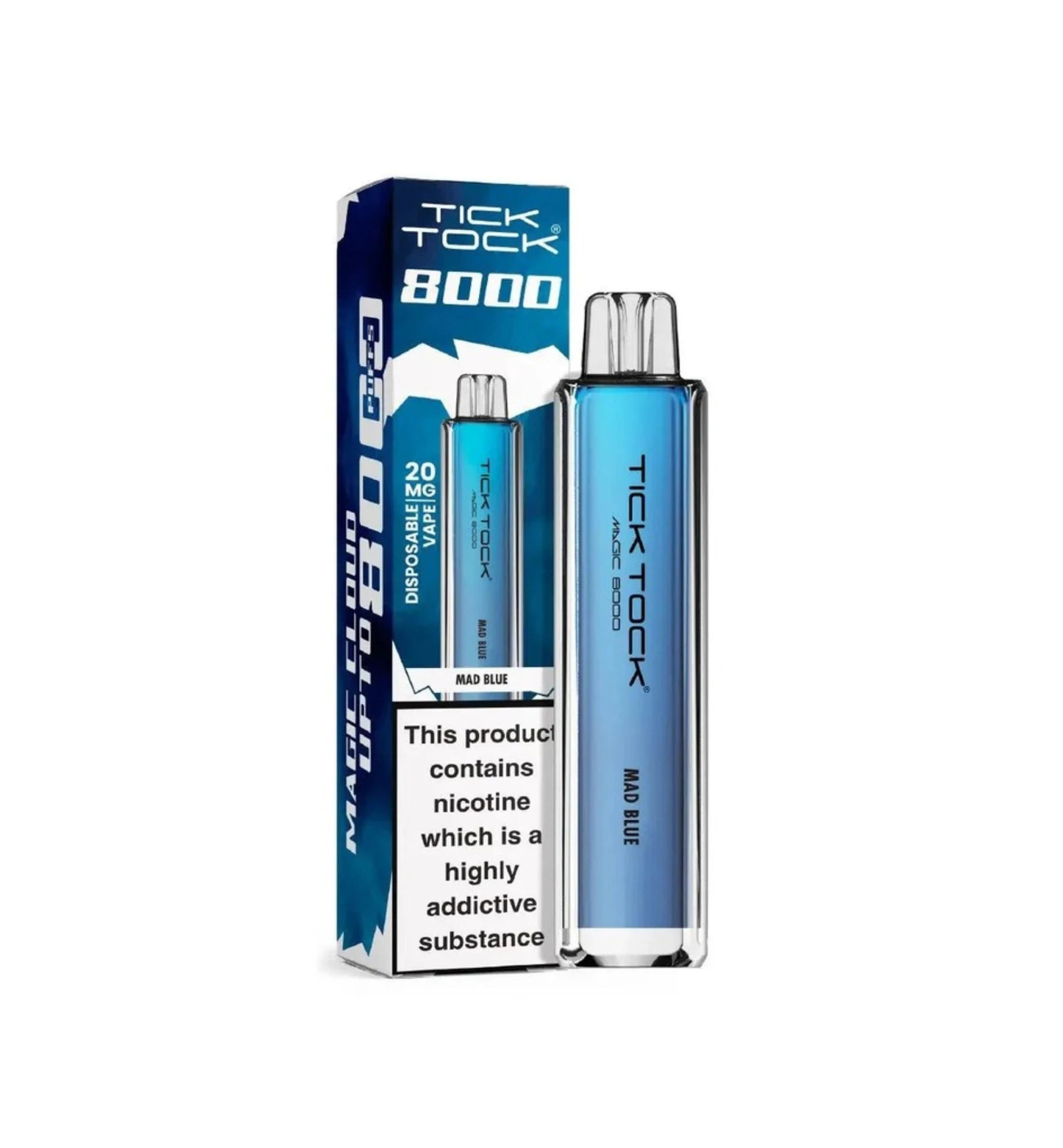 Tick Tock Magic 8000 Rechargeable Vape