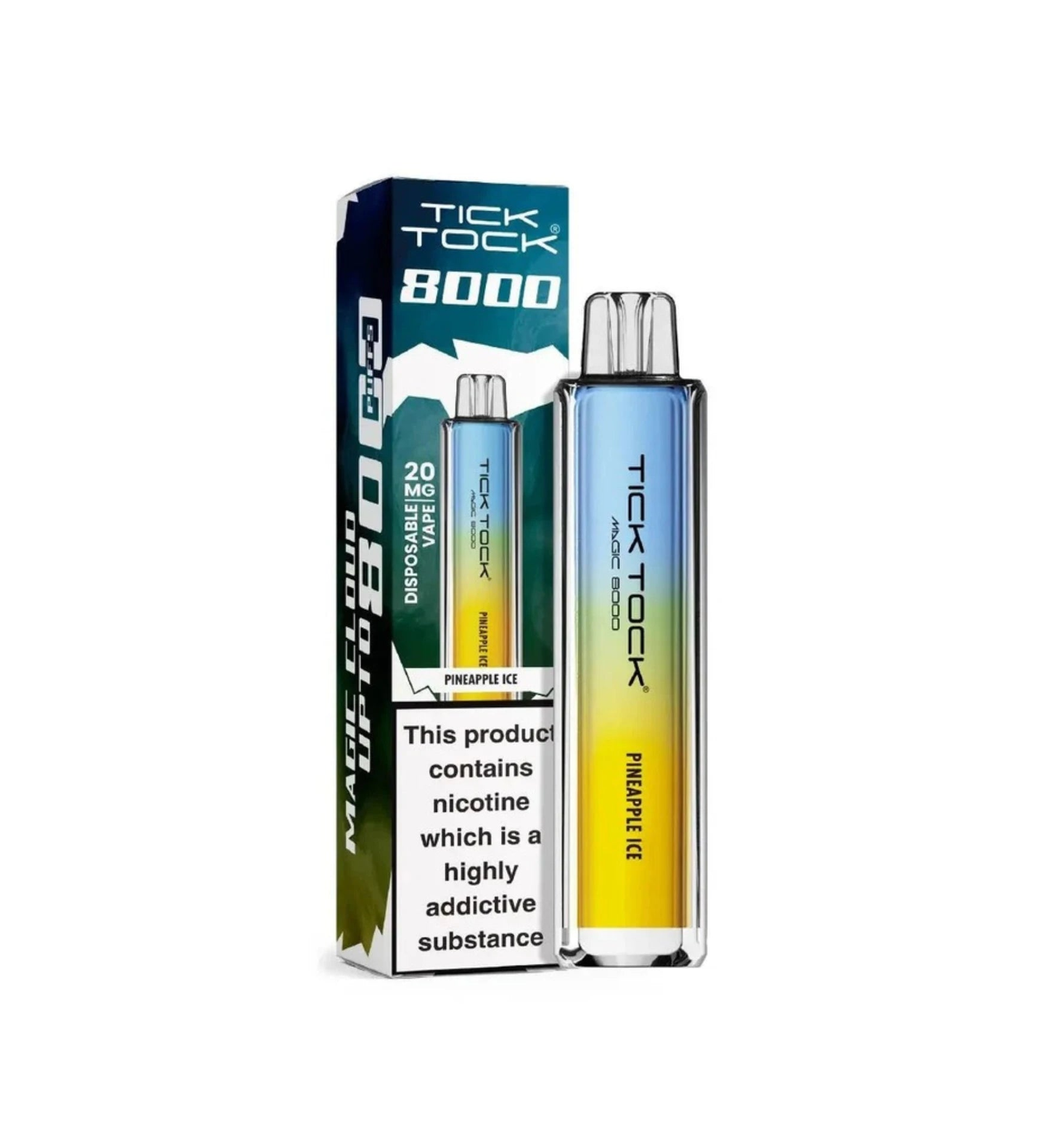 Tick Tock Magic 8000 Rechargeable Vape