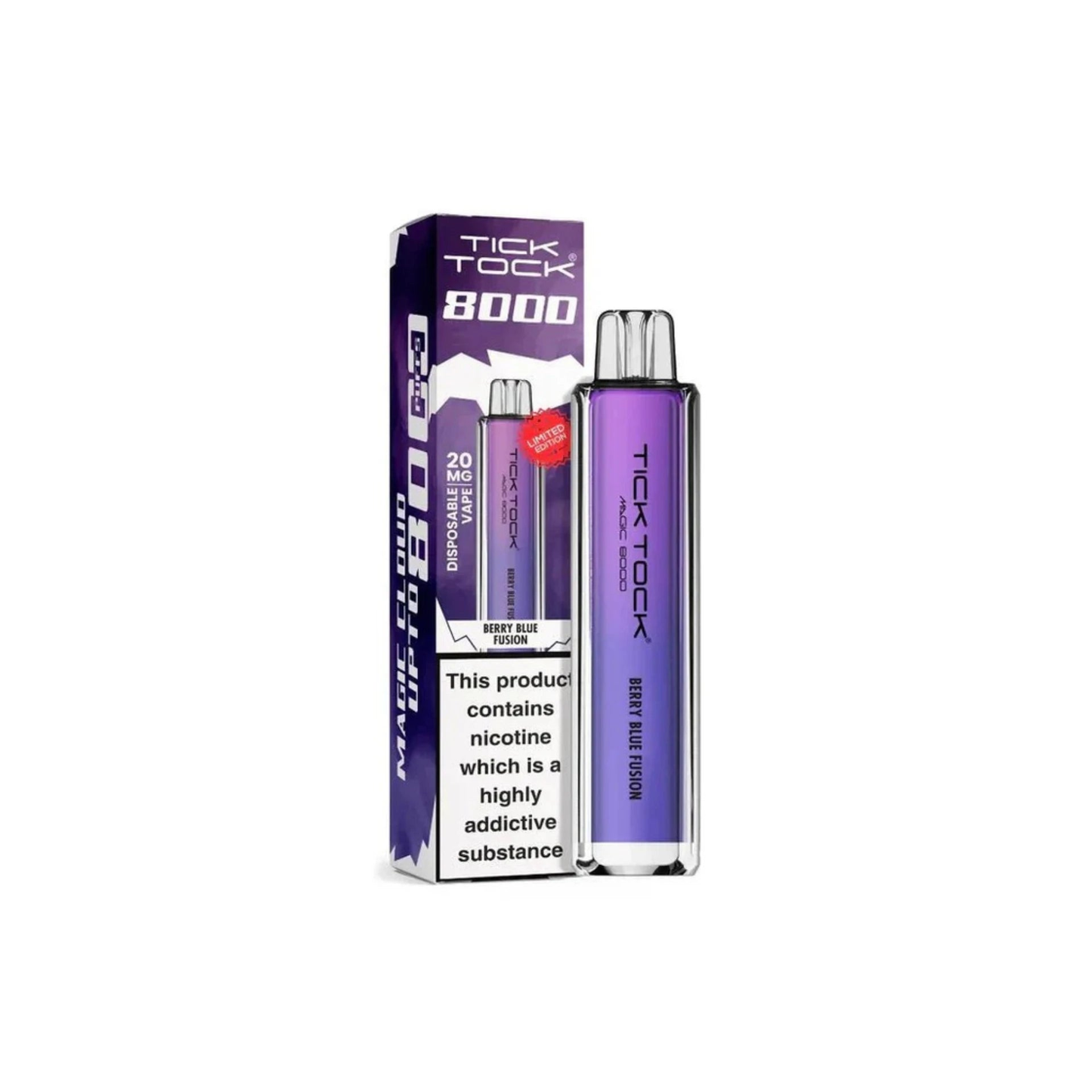 Tick Tock Magic 8000 Rechargeable Vape