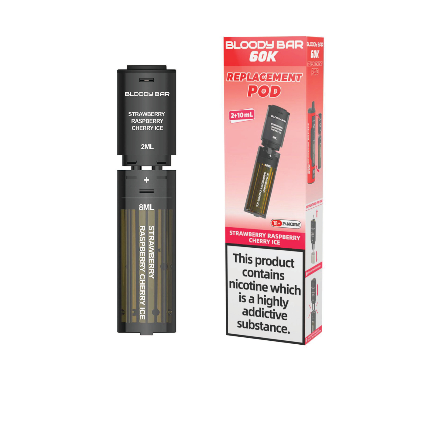 Bloodybar 60K Replacement Pods