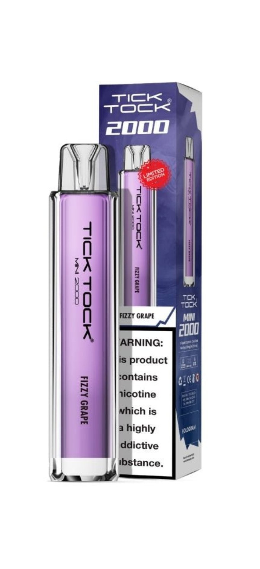 Tick Tock Mini 2k Rechargeable Vape