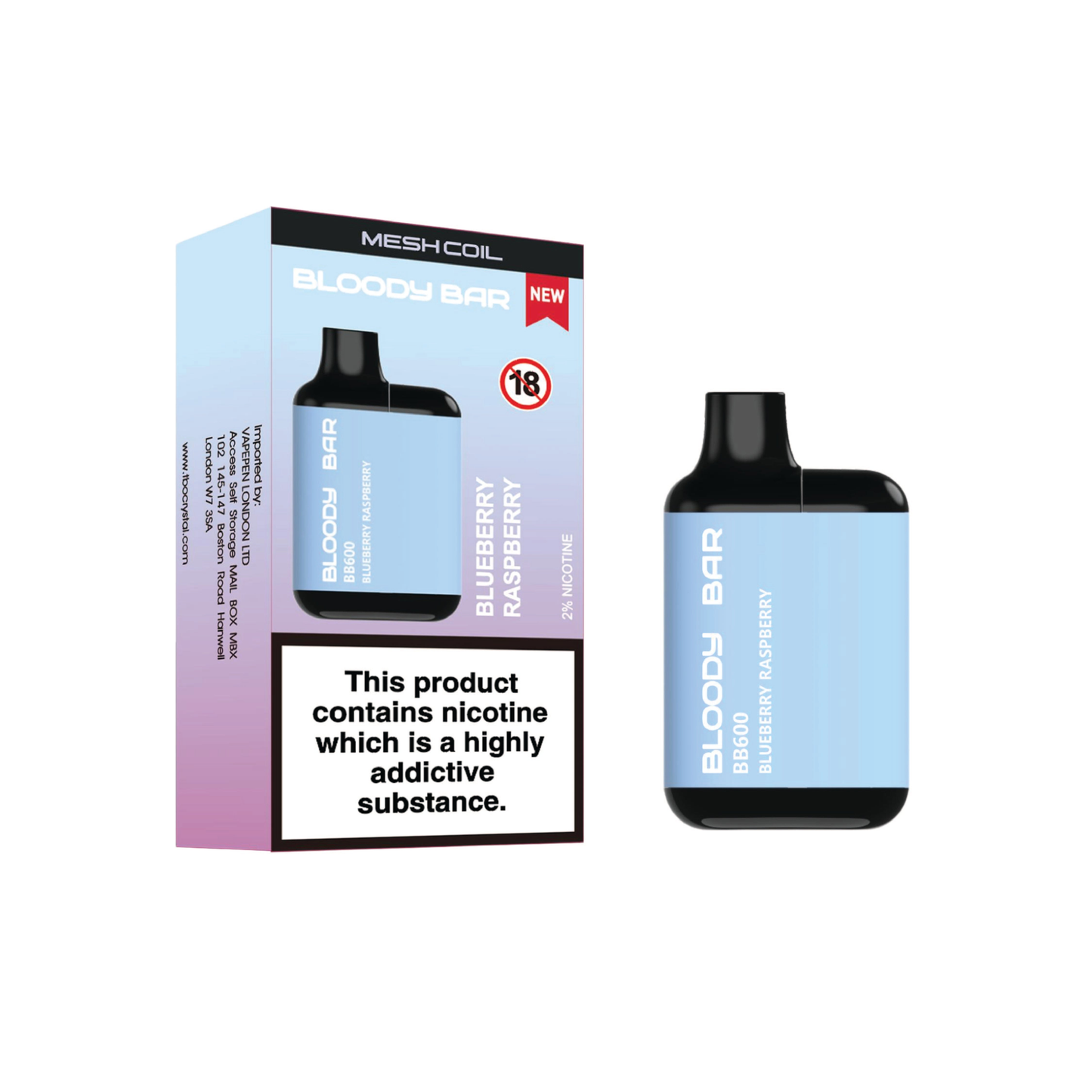 Bloody Bar BB600 Pre-filled Pod Kit