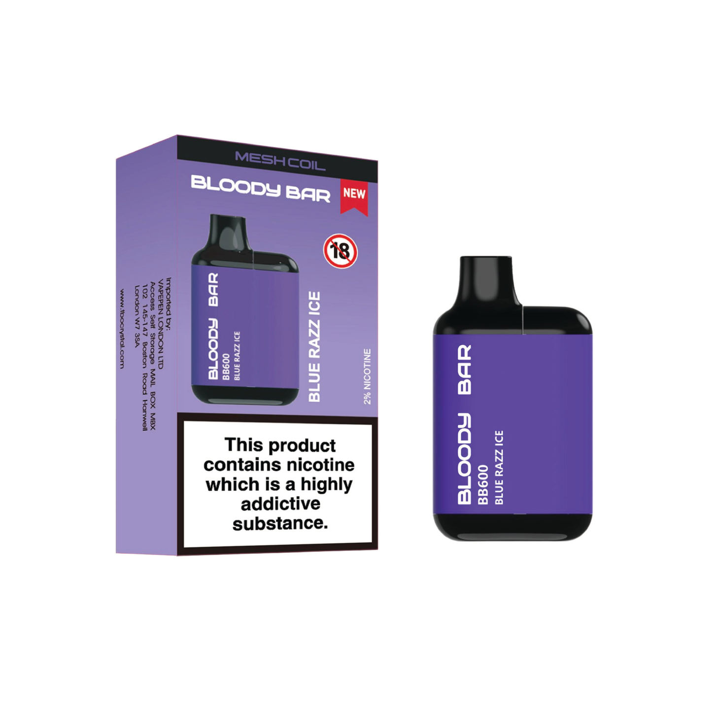 Bloody Bar BB600 Pre-filled Pod Kit