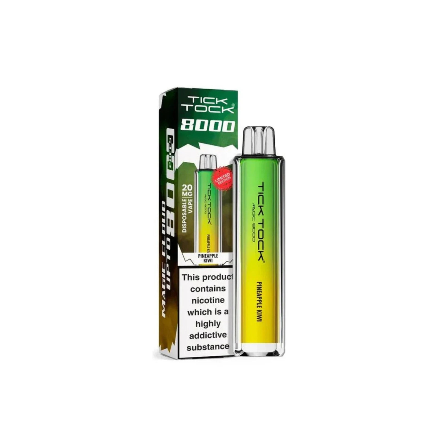 Tick Tock Magic 8000 Rechargeable Vape