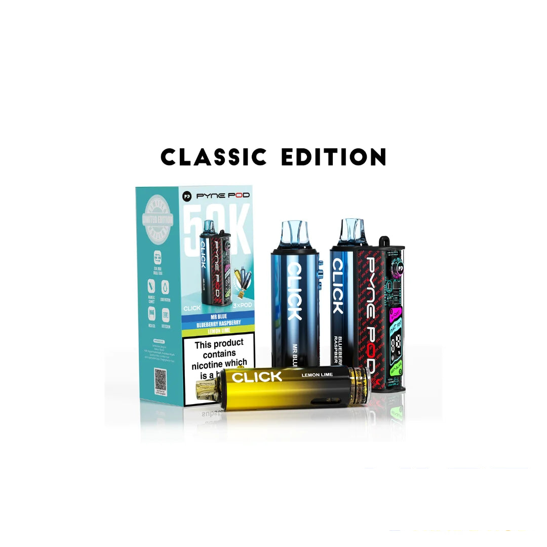 Pyne Pod Click 50K Puffs Vape Pod Kit 3 in 1 Flavor