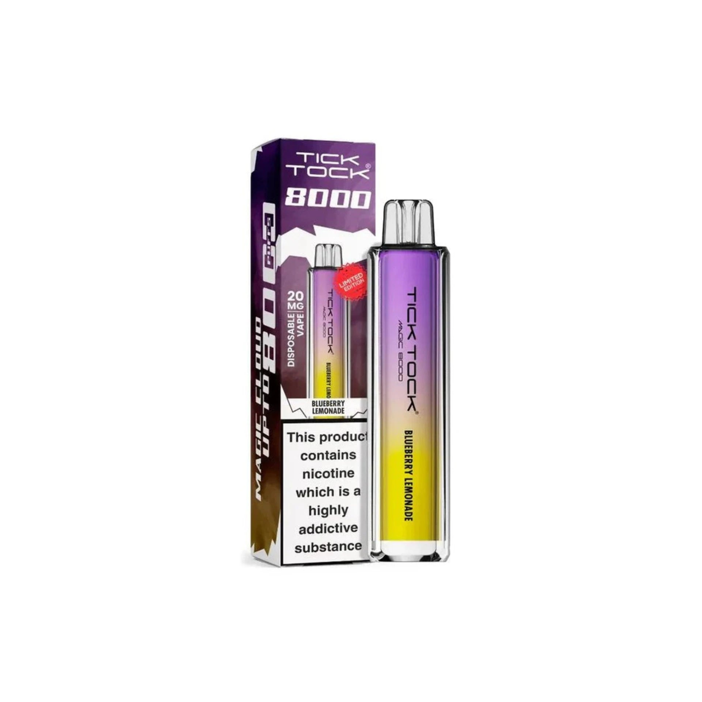 Tick Tock Magic 8000 Rechargeable Vape