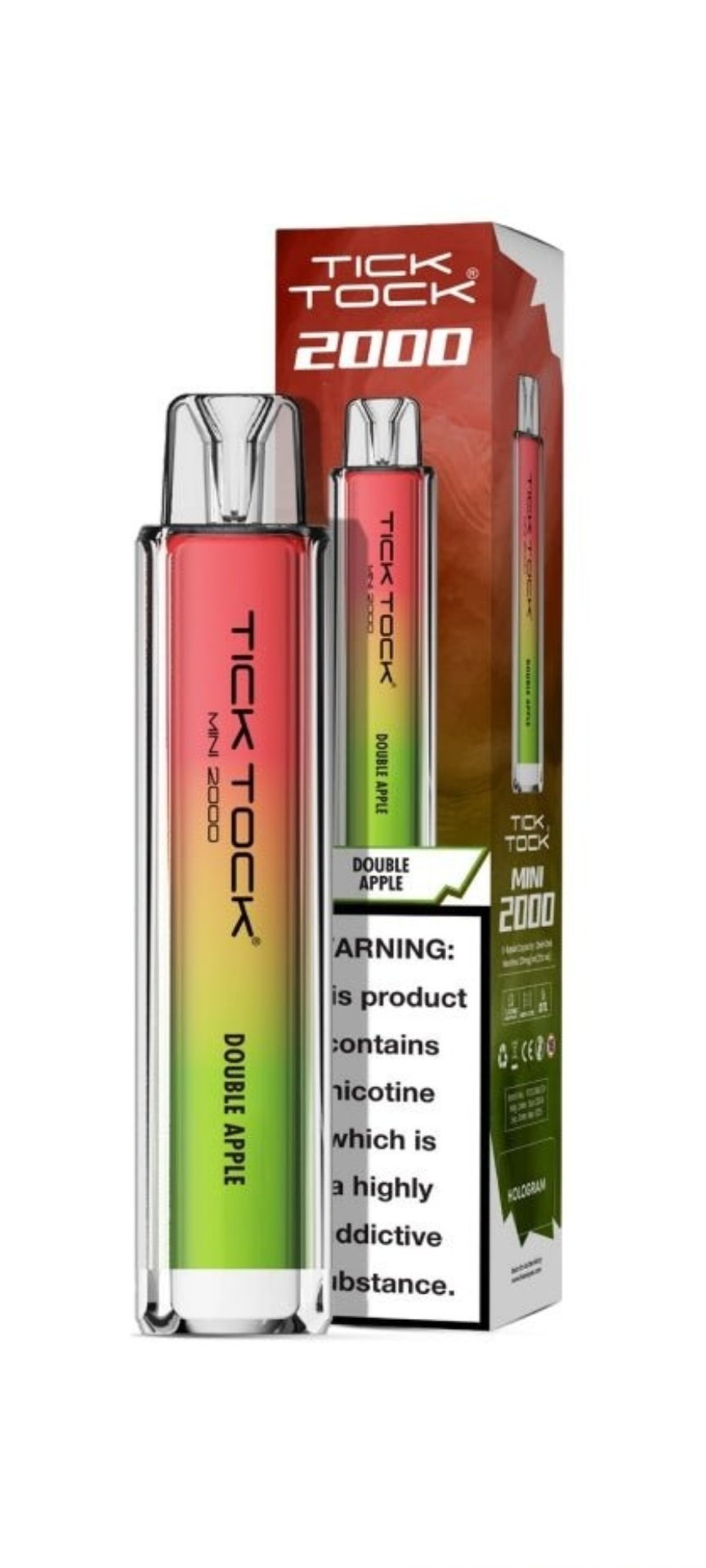 Tick Tock Mini 2k Rechargeable Vape