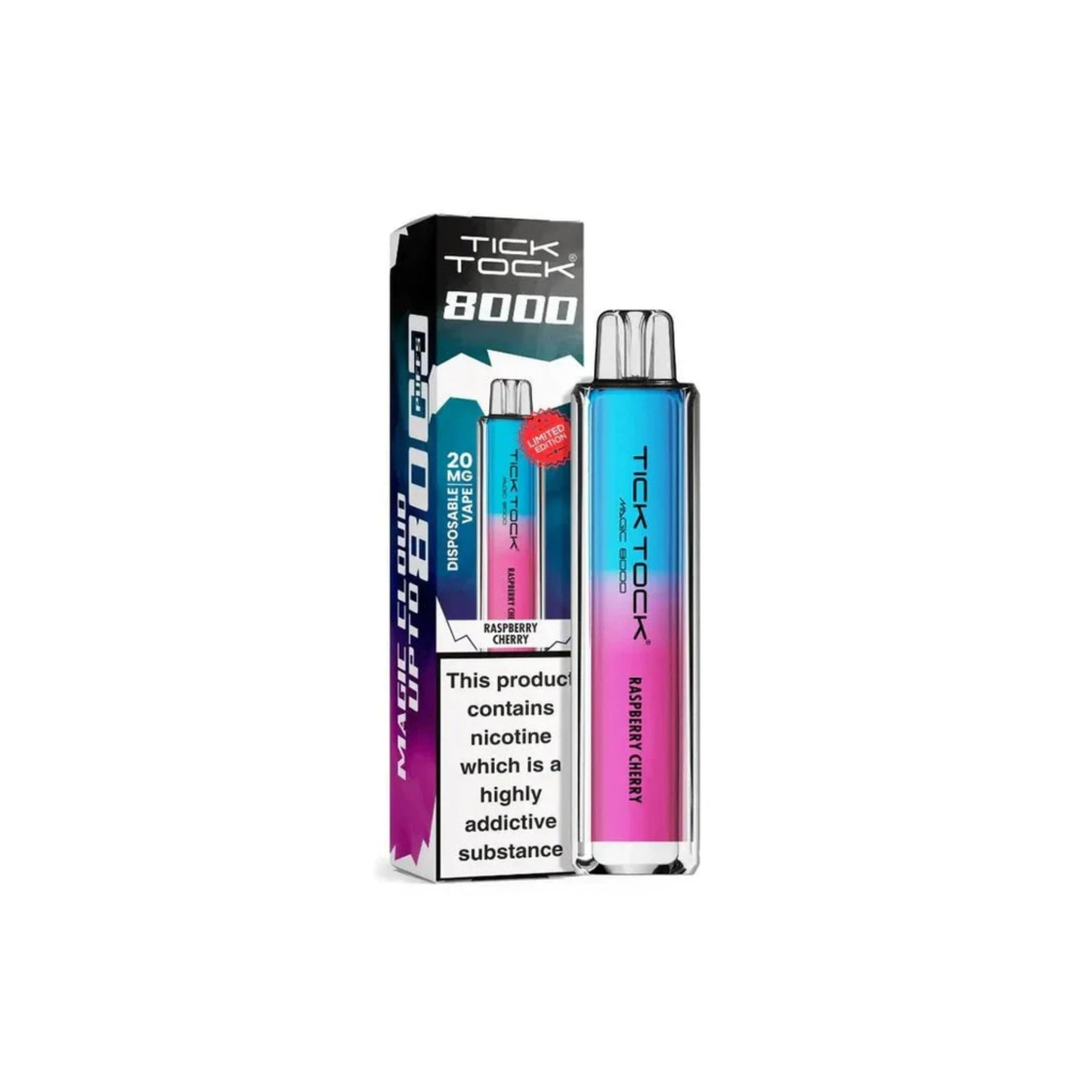 Tick Tock Magic 8000 Rechargeable Vape