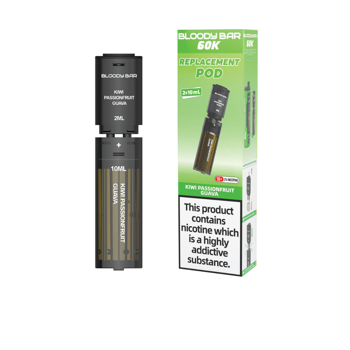 Bloodybar 60K Replacement Pods