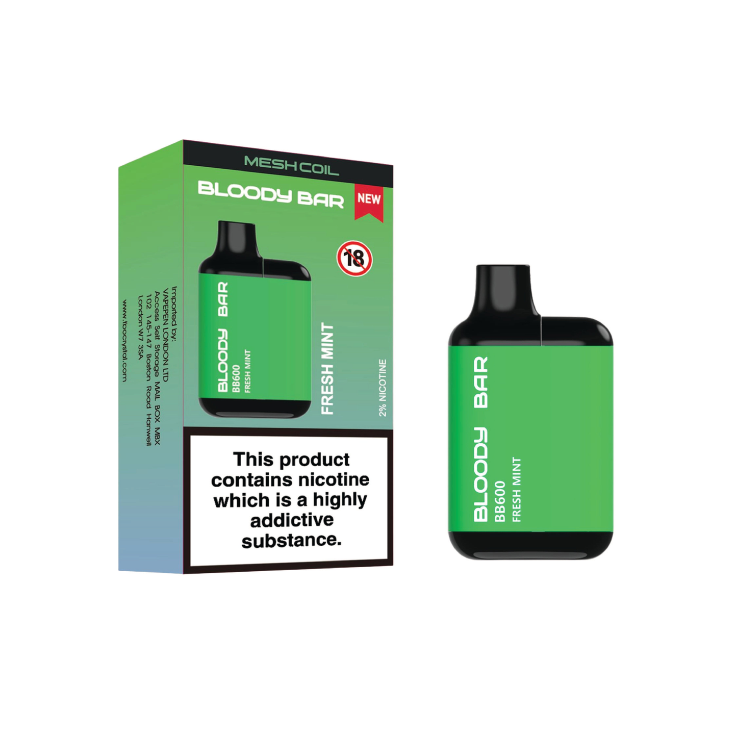 Bloody Bar BB600 Pre-filled Pod Kit