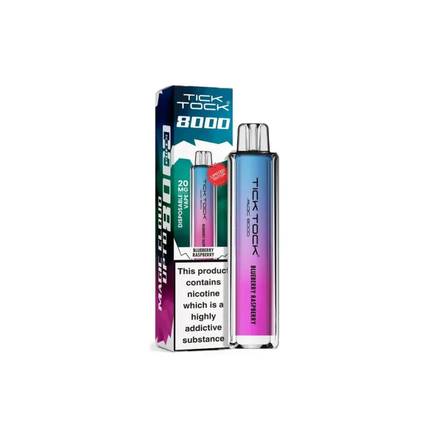 Tick Tock Magic 8000 Rechargeable Vape