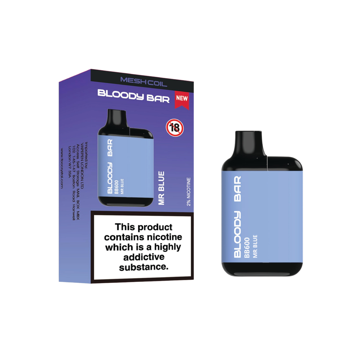 Bloody Bar BB600 Pre-filled Pod Kit