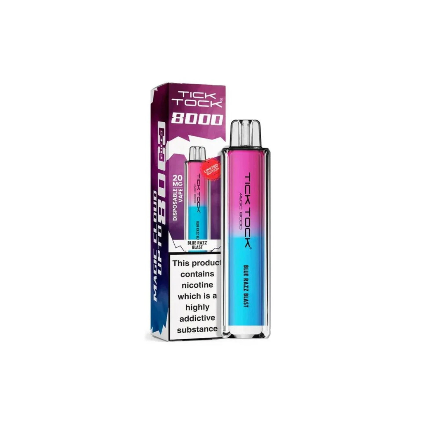 Tick Tock Magic 8000 Rechargeable Vape