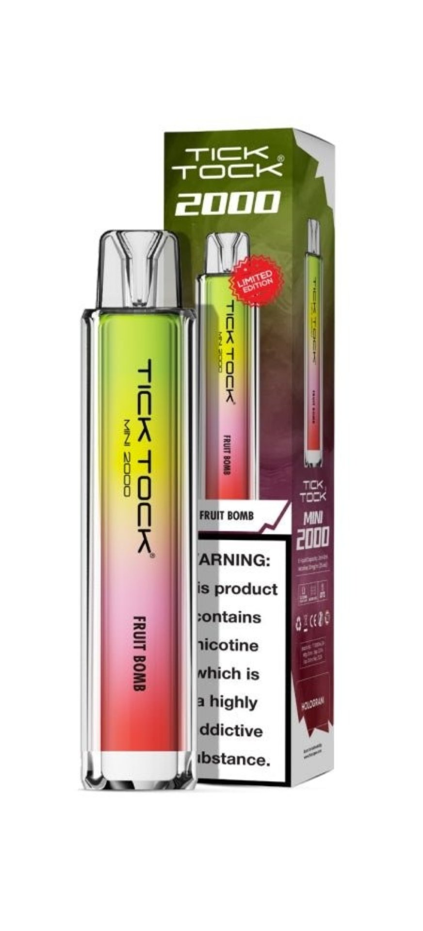 Tick Tock Mini 2k Rechargeable Vape