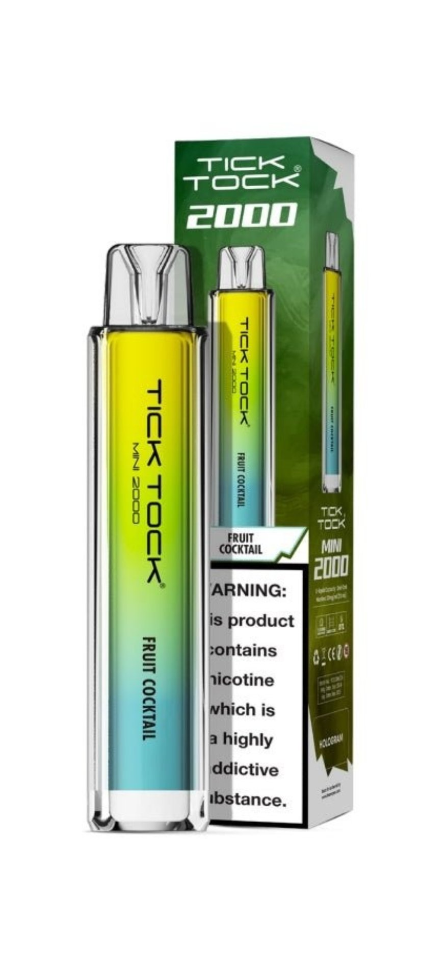 Tick Tock Mini 2k Rechargeable Vape