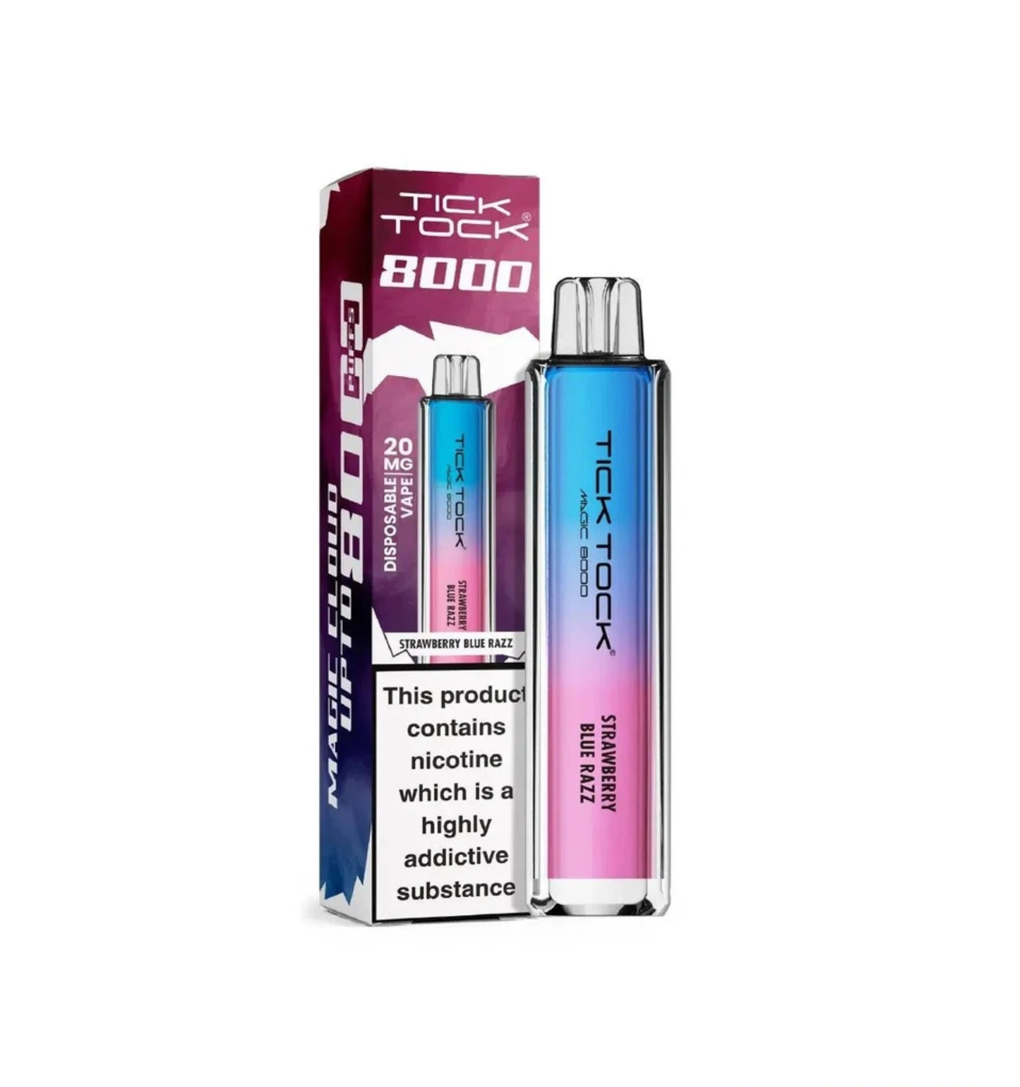 Tick Tock Magic 8000 Rechargeable Vape