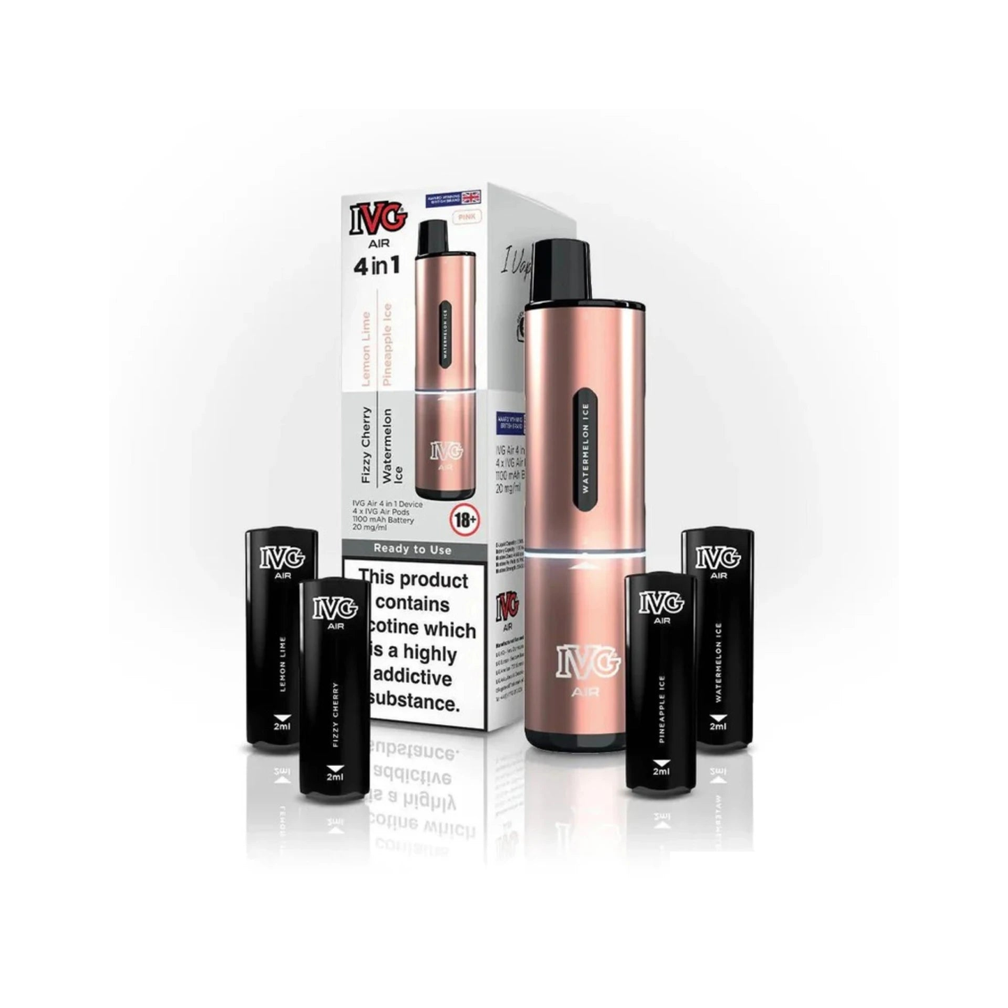 4 In 1 IVG Air 2400 Rechargeable Vape