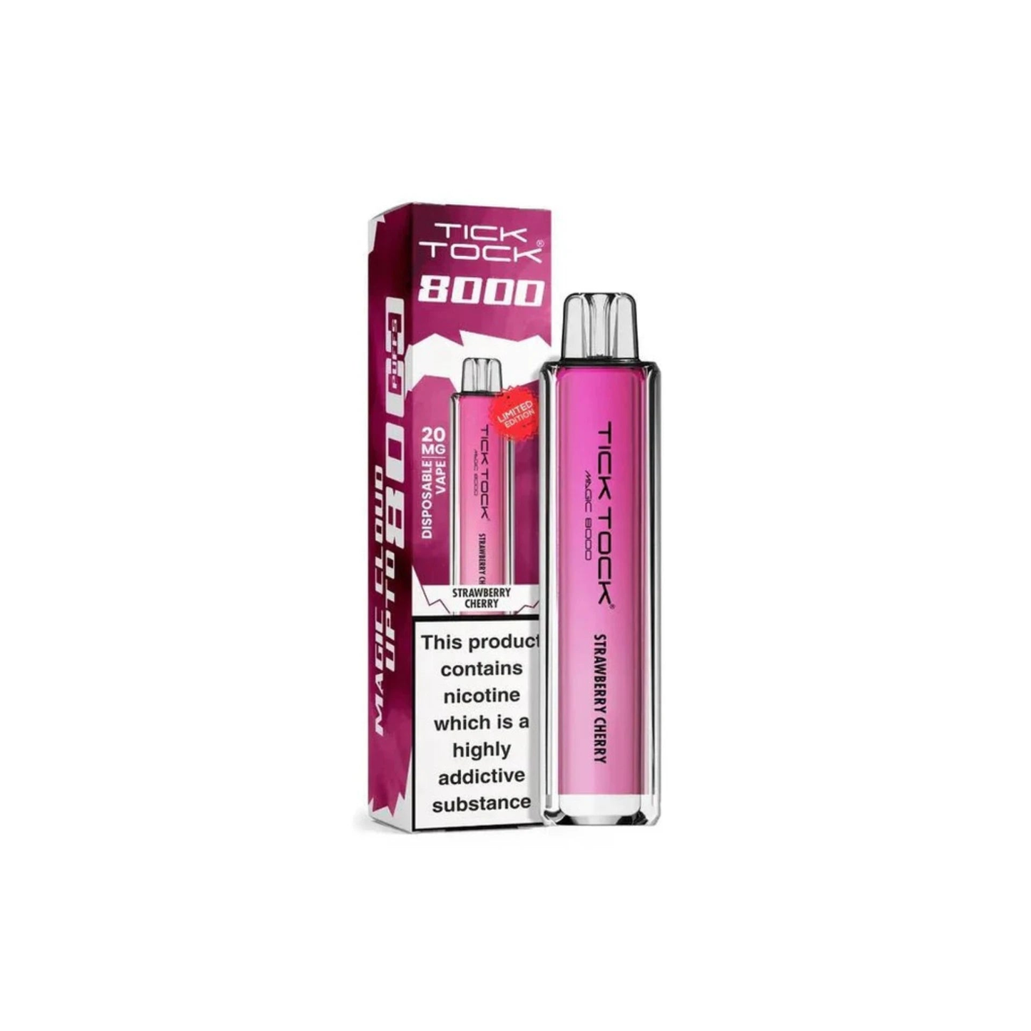 Tick Tock Magic 8000 Rechargeable Vape