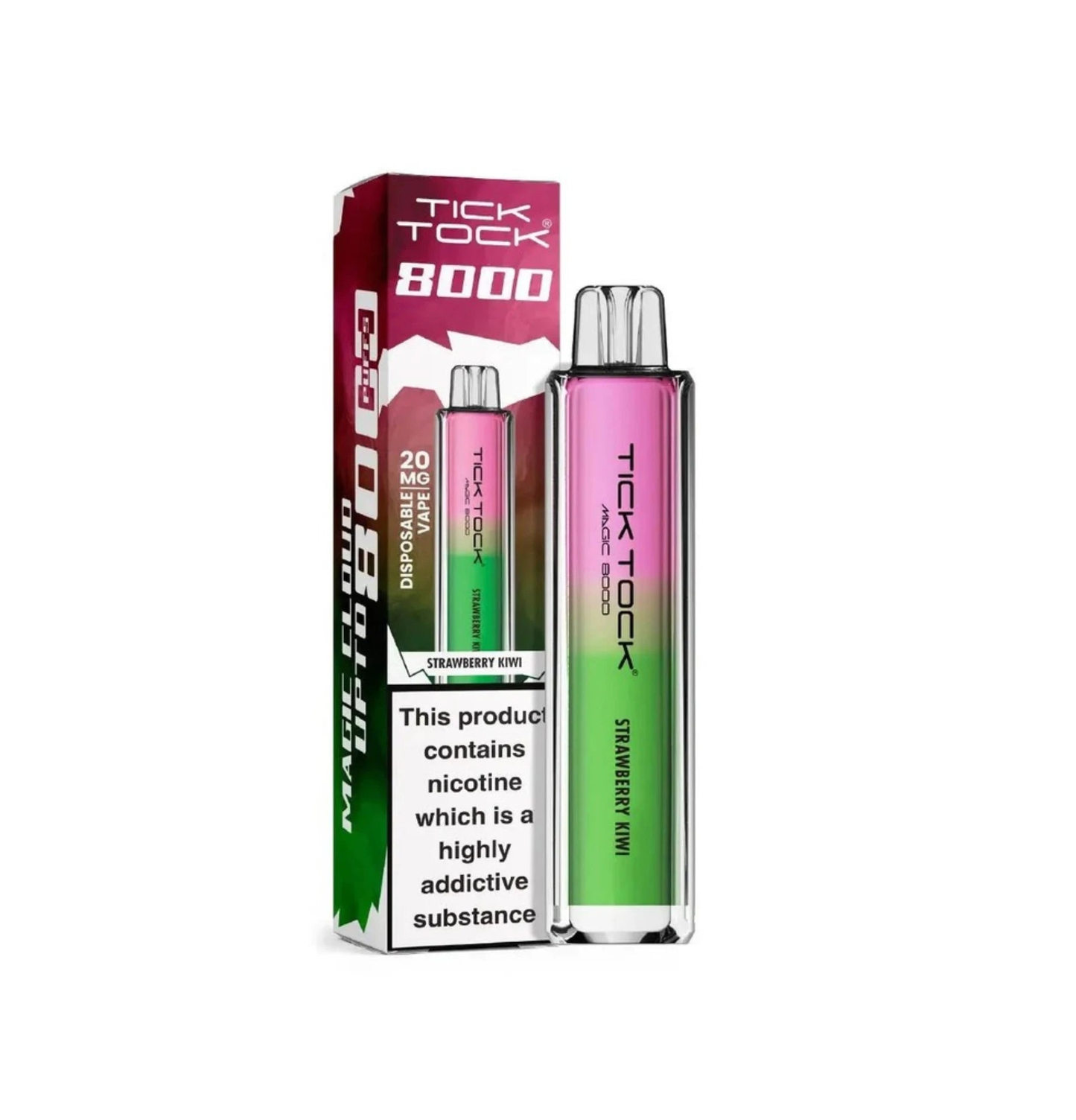 Tick Tock Magic 8000 Rechargeable Vape