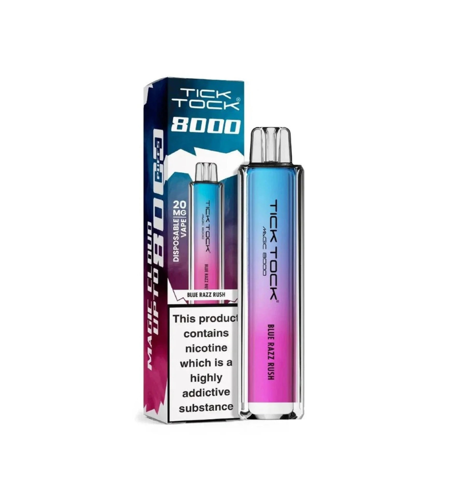 Tick Tock Magic 8000 Rechargeable Vape