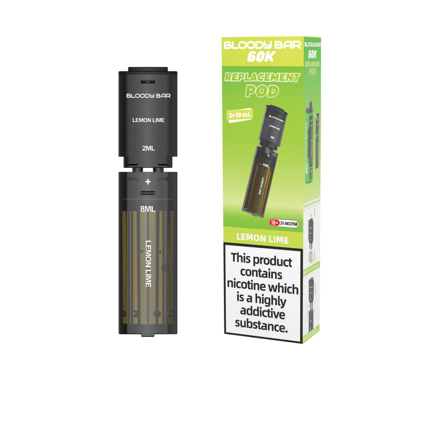 Bloodybar 60K Replacement Pods